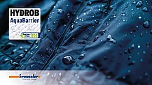 HYDROB AquaBarrier to nowoczesny środek hydrofobowy i przeciwplamowy do wykańczania i ponownej impregnacji niemal wszystkich rodzajów tekstyliów.